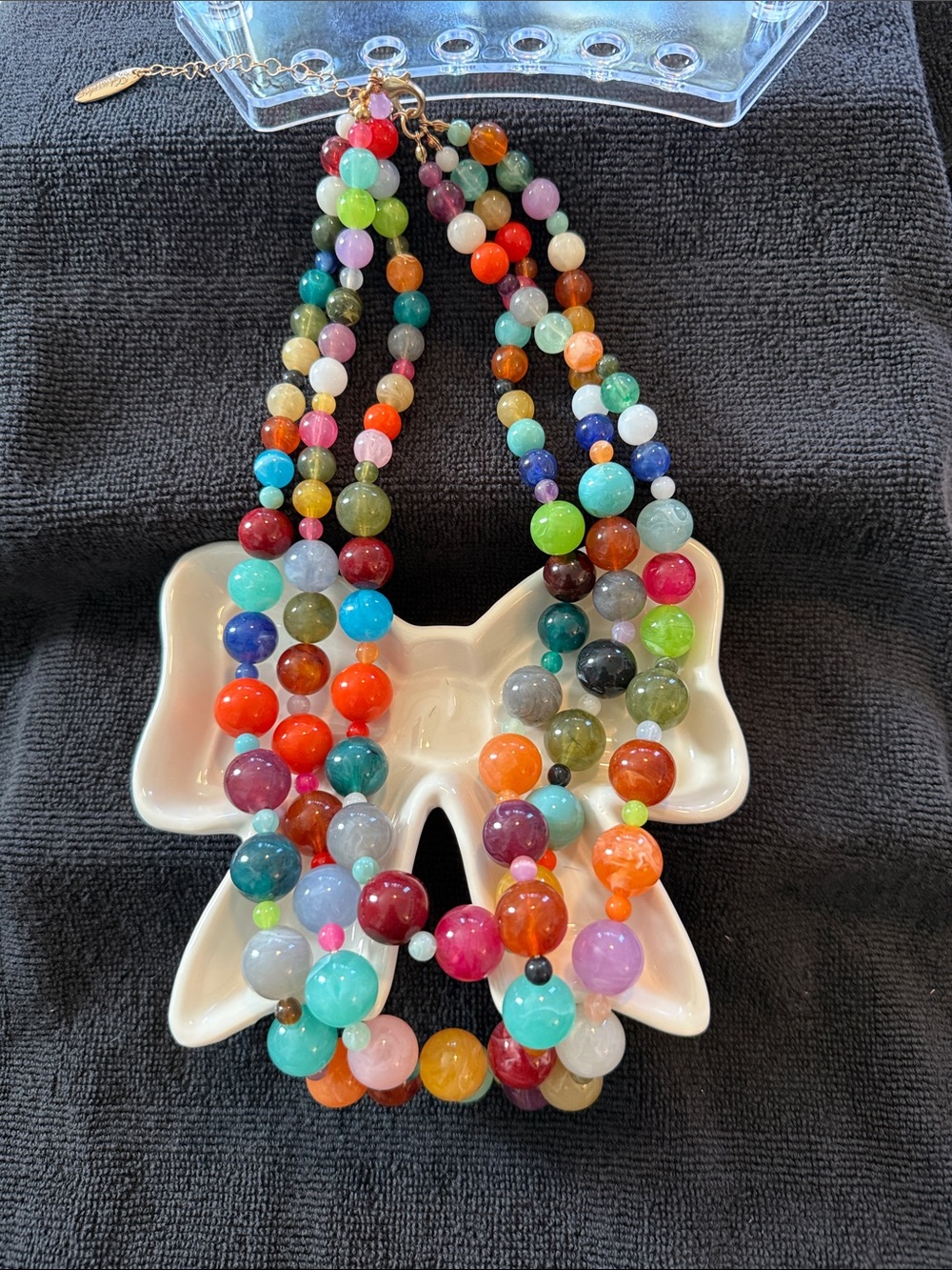 Plunder Colorful Multi-Strand Beaded Necklace